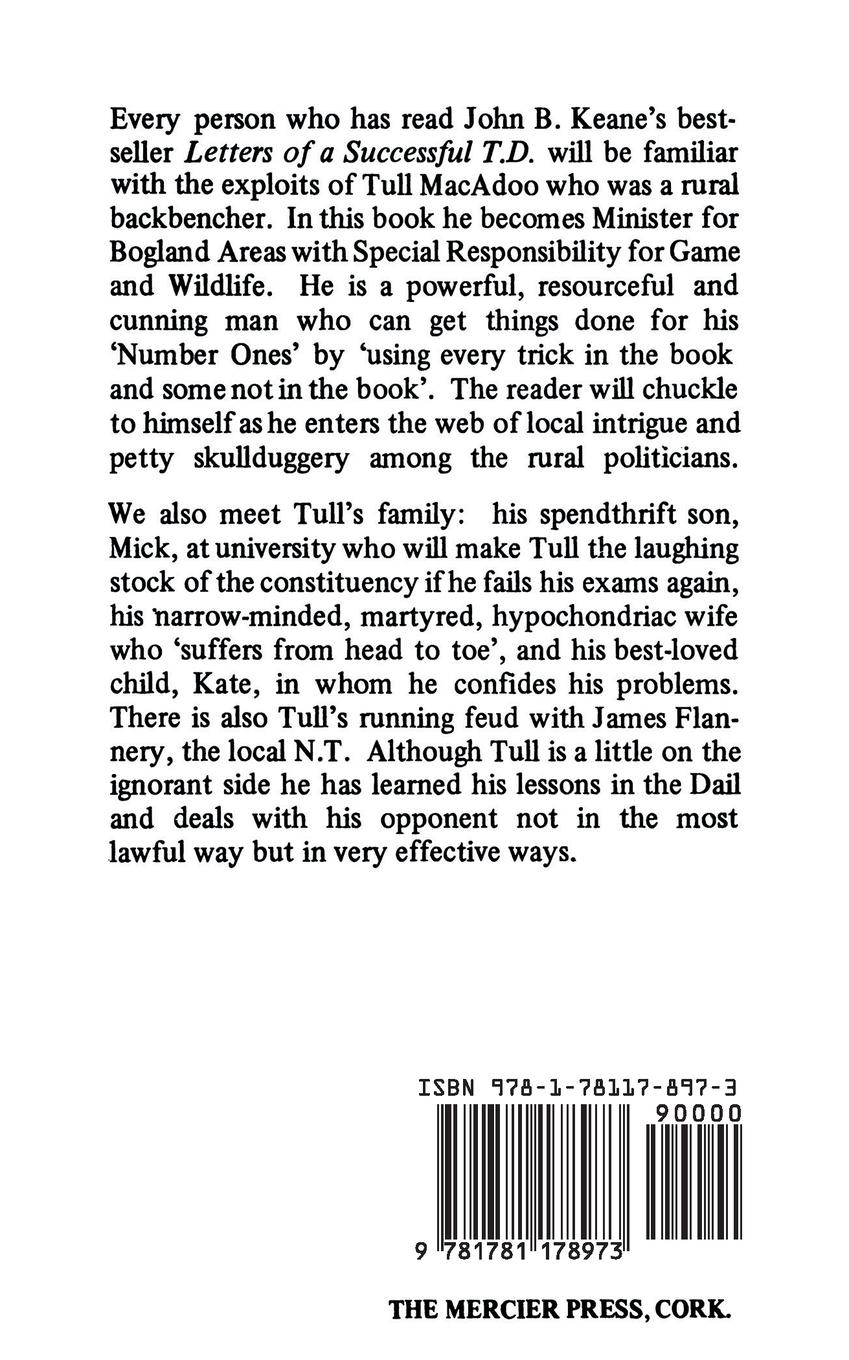 Rückseitencover Letters of an Irish Minister of State