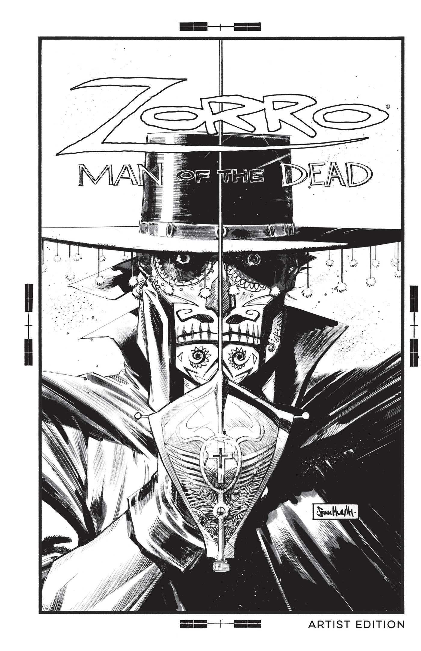Vorderes Coverbild Zorro: Man of the Dead Artist Edition
