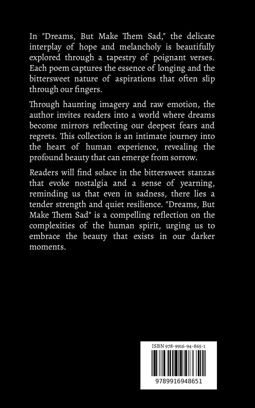 Rückseitencover Dreams, But Make Them Sad