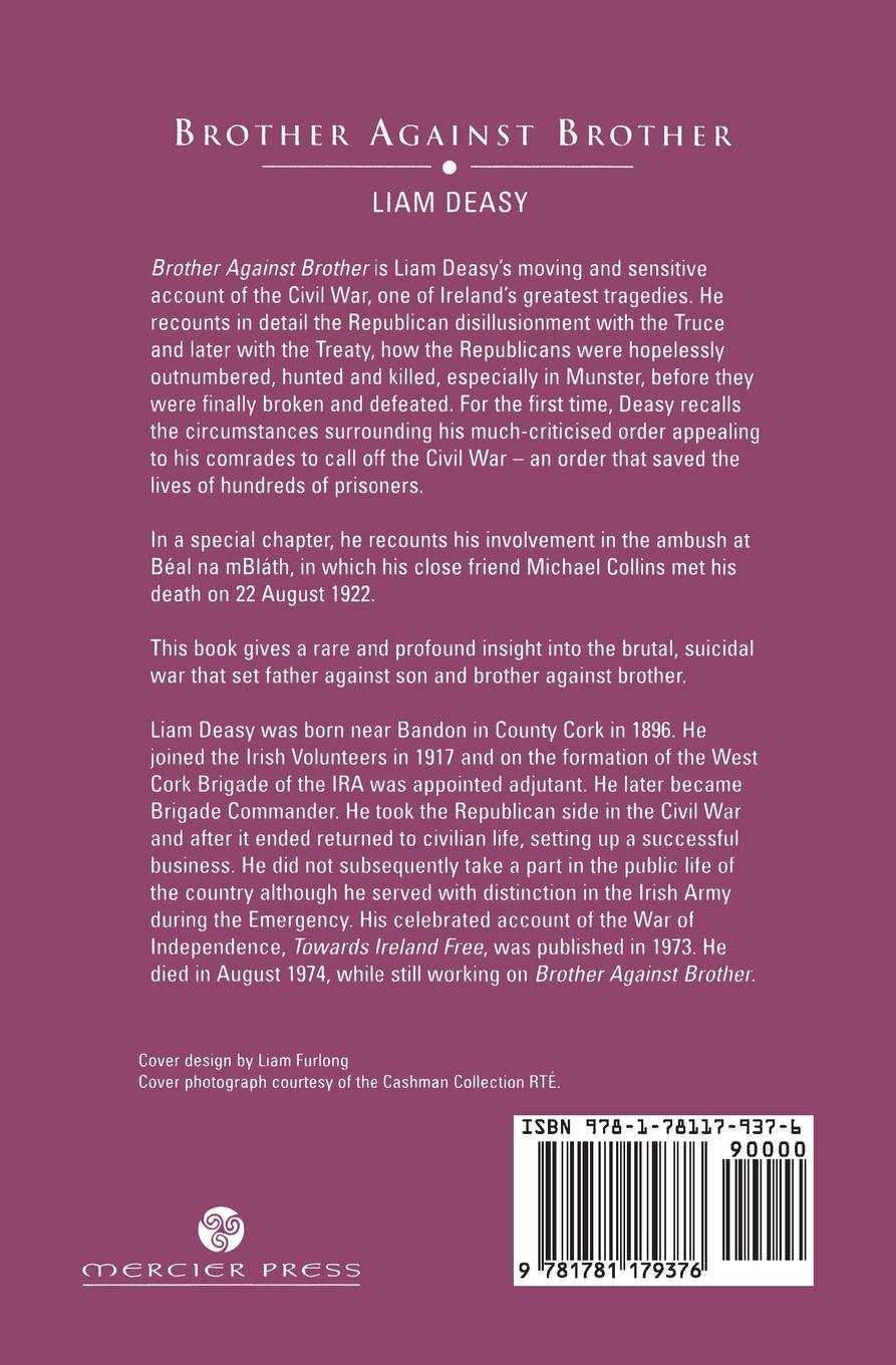 Rückseitencover Brother Against Brother