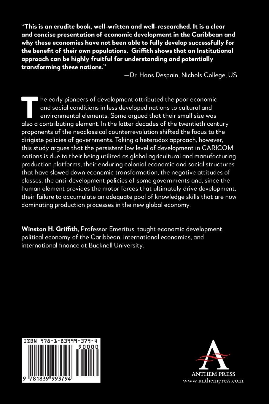 Rückseitencover Economic Development of Caricom