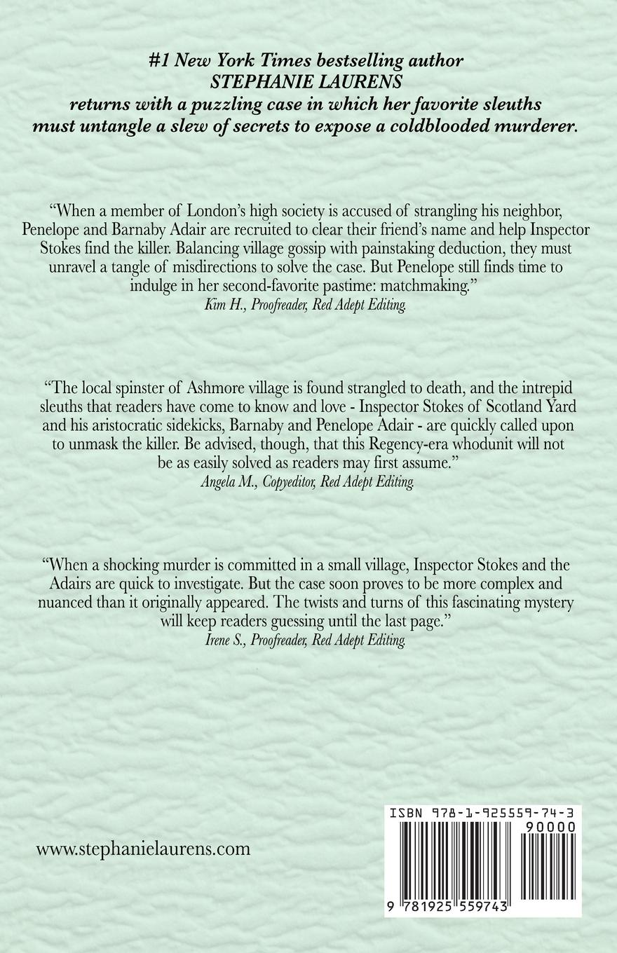 Rückseitencover Marriage and Murder