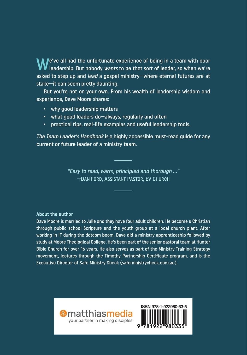 Rückseitencover The Team Leader's Handbook