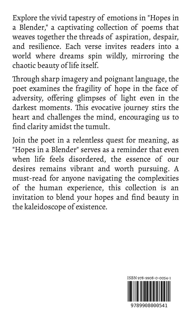 Rückseitencover Hopes in a Blender