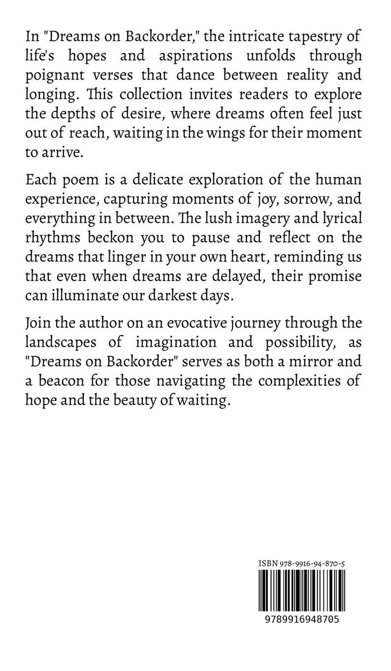 Rückseitencover Dreams on Backorder