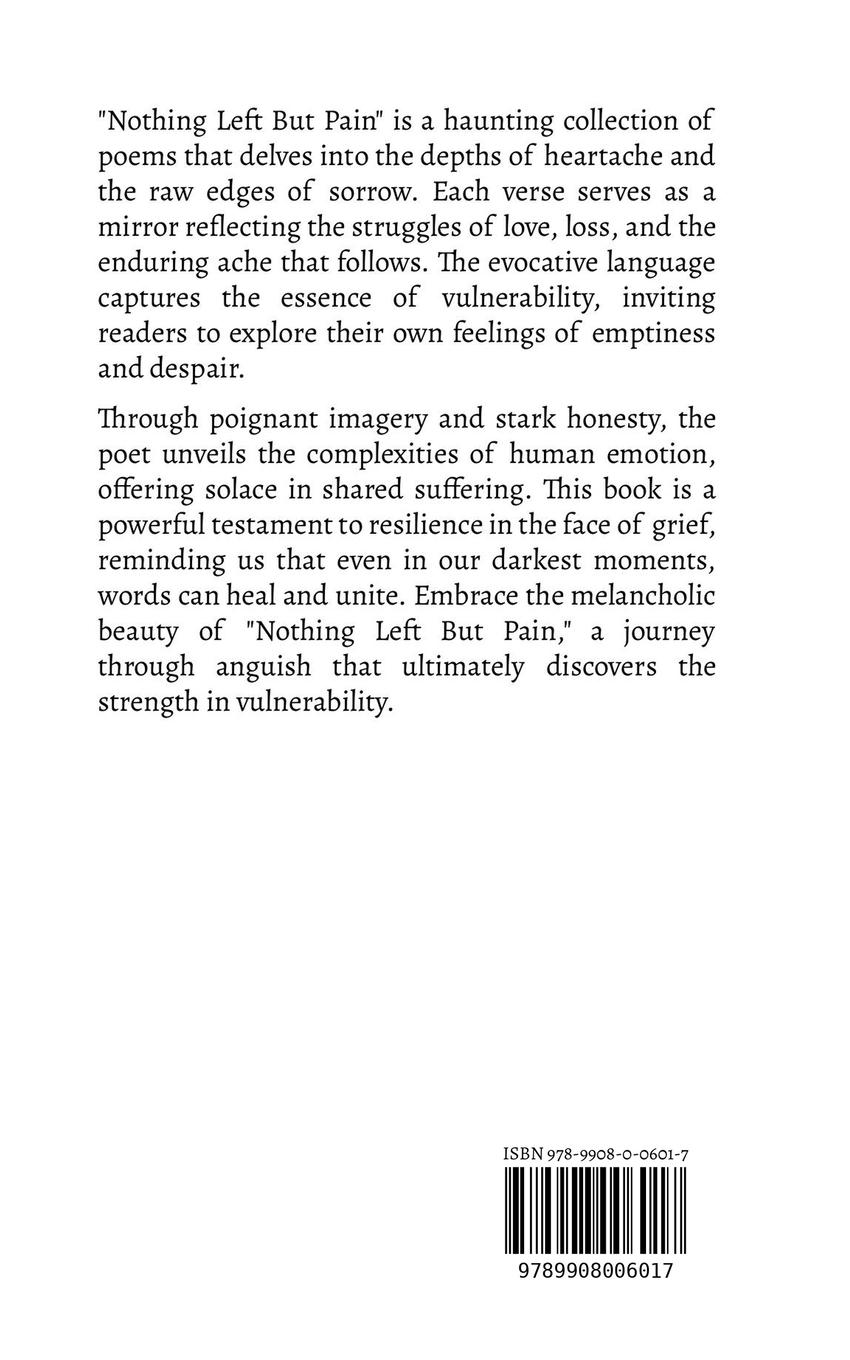 Rückseitencover Nothing Left But Pain