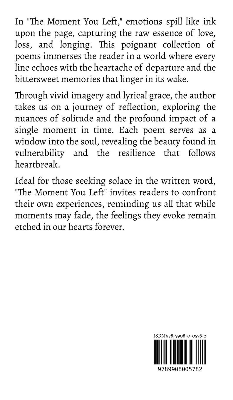 Rückseitencover The Moment You Left