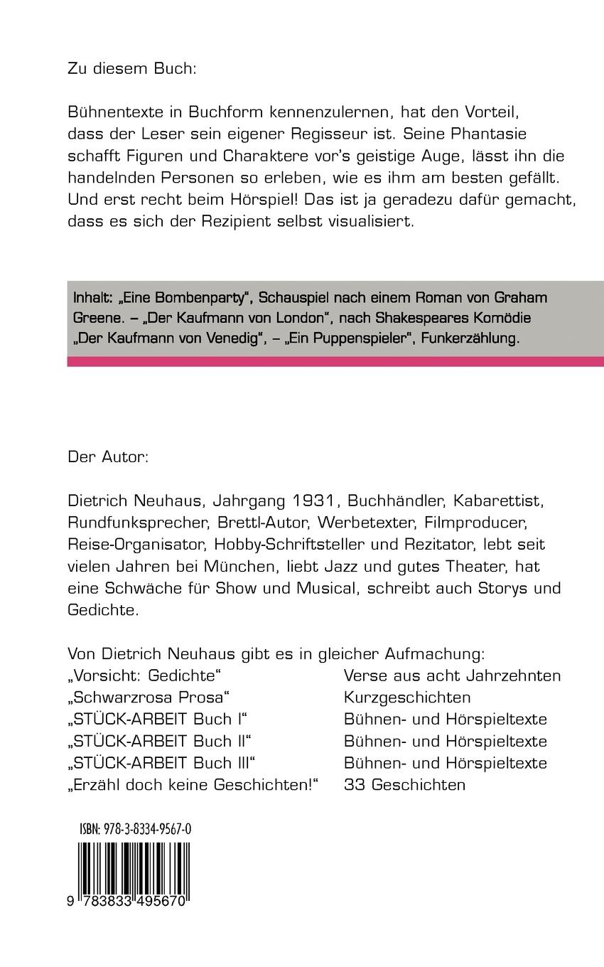 Rückseitencover STÜCK-ARBEIT Buch 4