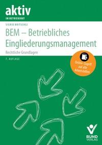 Vorderes Coverbild BEM - Betriebliches Eingliederungsmanagement