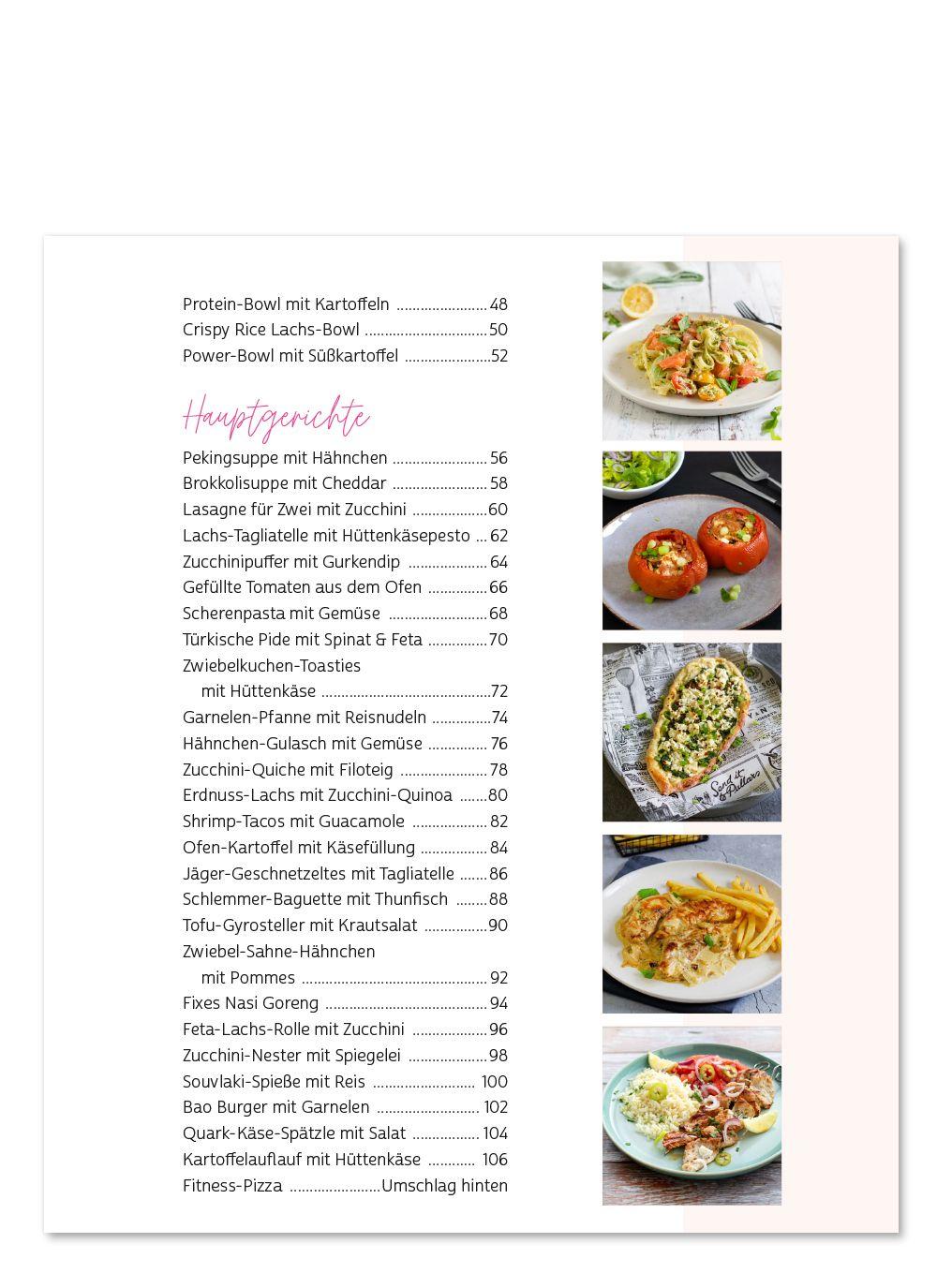 Beispielinhalt (Bild) Feel Good Rezepte