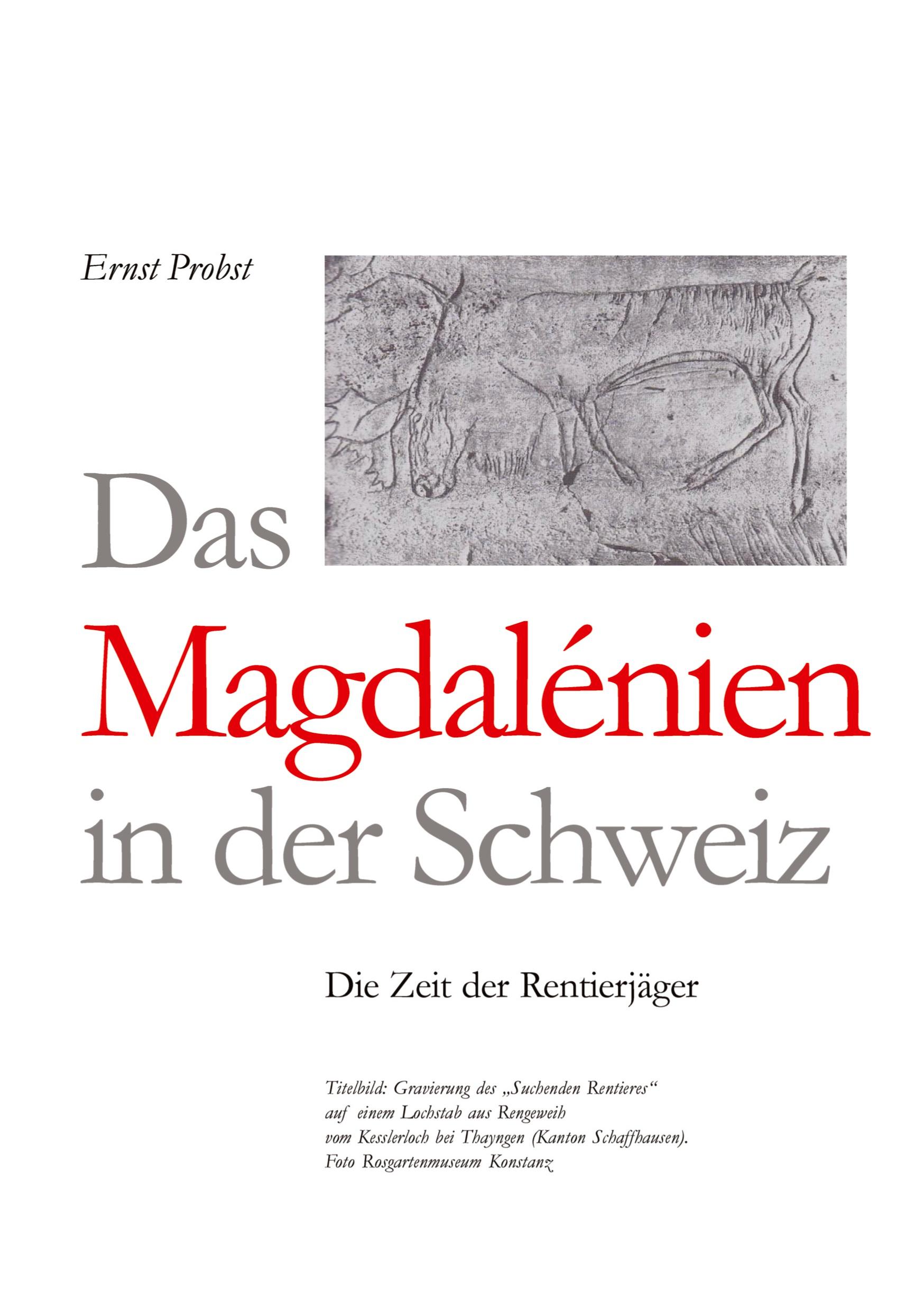 Vorderes Coverbild Das Magdalénien in der Schweiz