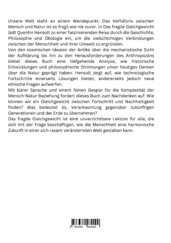 Rückseitencover Das fragile Gleichgewicht