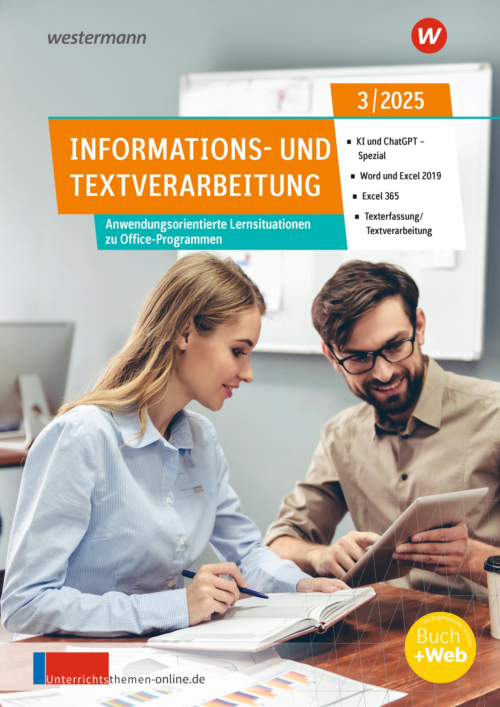 Vorderes Coverbild Unterrichtsthemen Informations- und Textverarbeitung. Ausgabe 3/2025