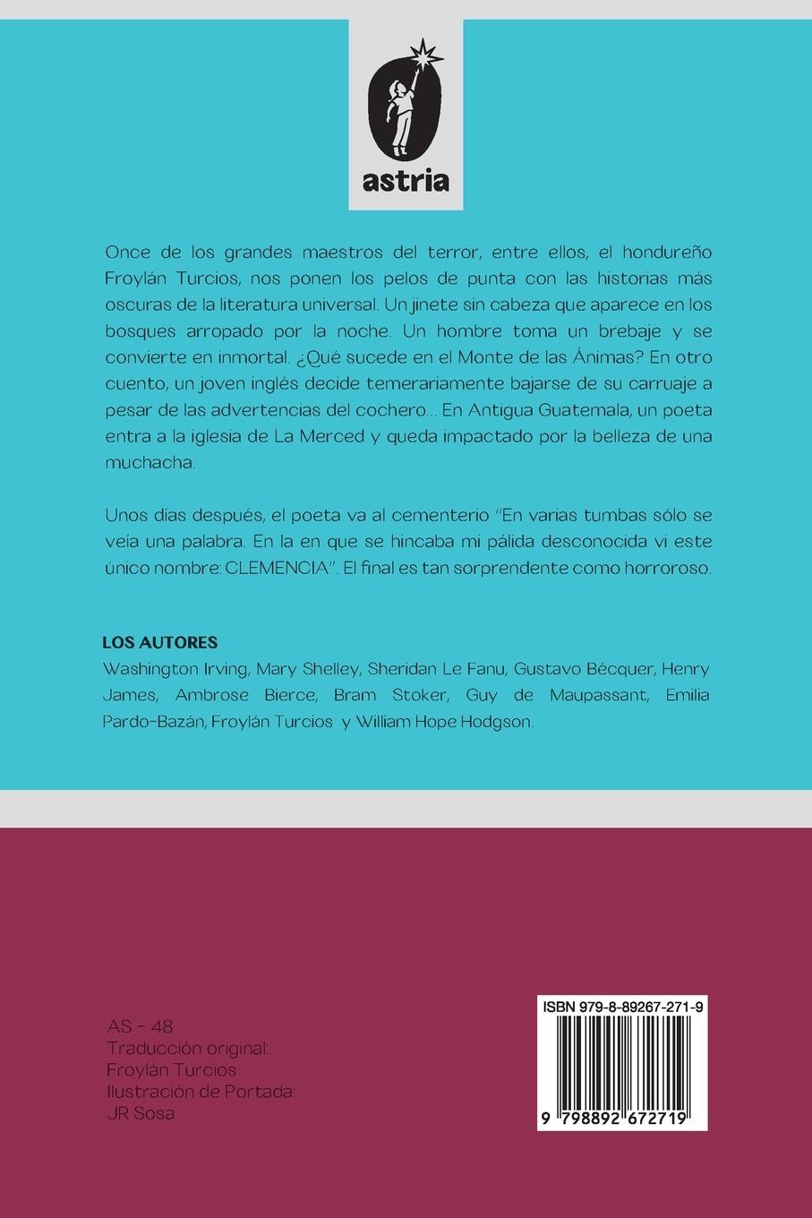 Rückseitencover Obras Maestras de Terror Tomo I