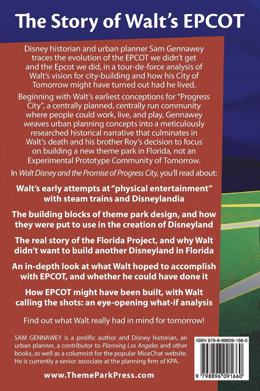 Rückseitencover Walt Disney and the Promise of Progress City