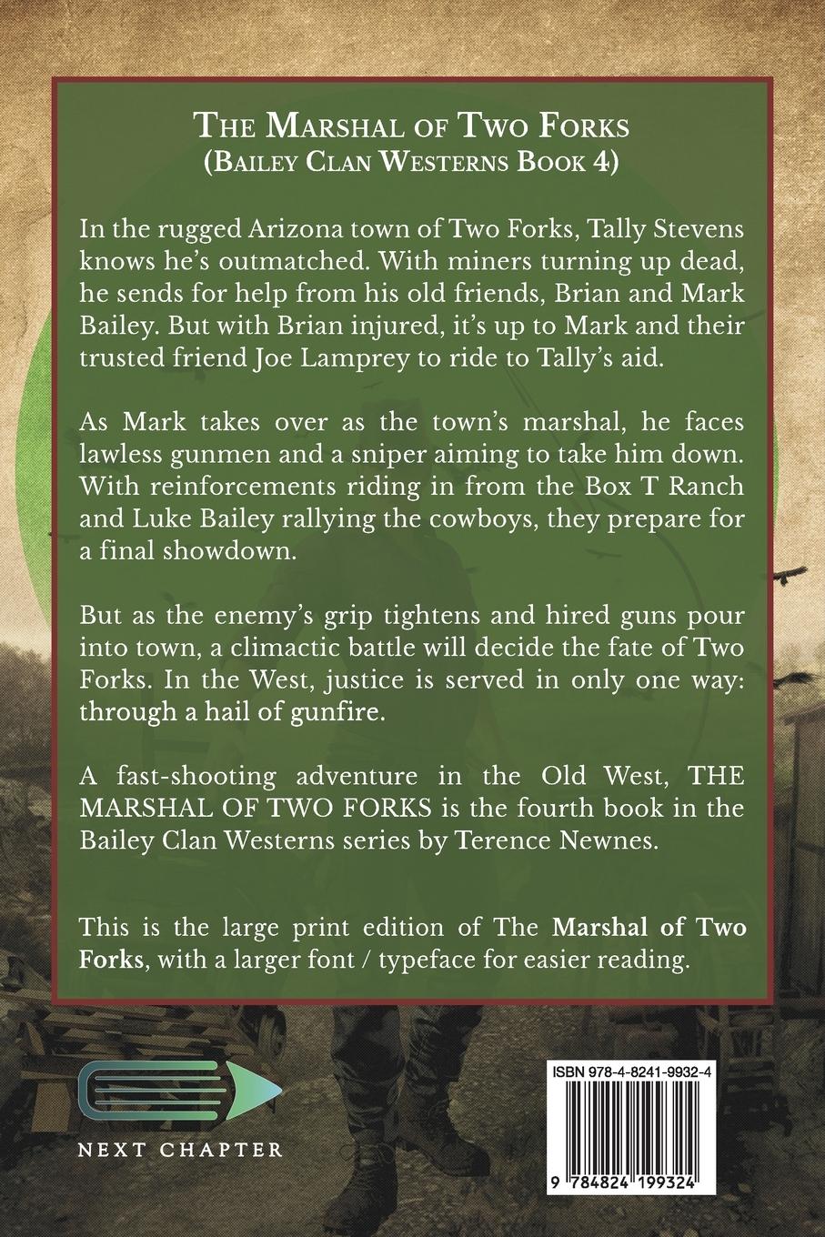 Rückseitencover The Marshal of Two Forks