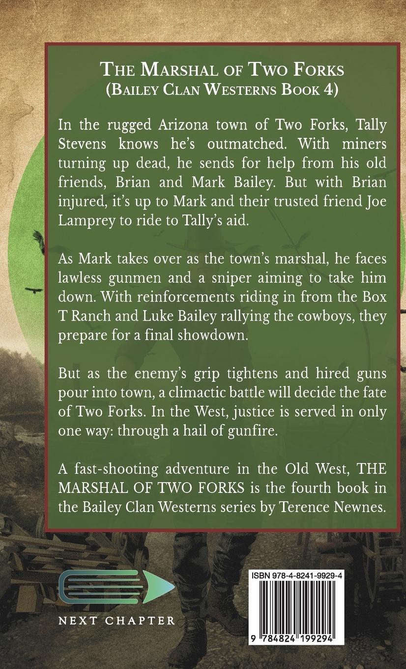 Rückseitencover The Marshal of Two Forks