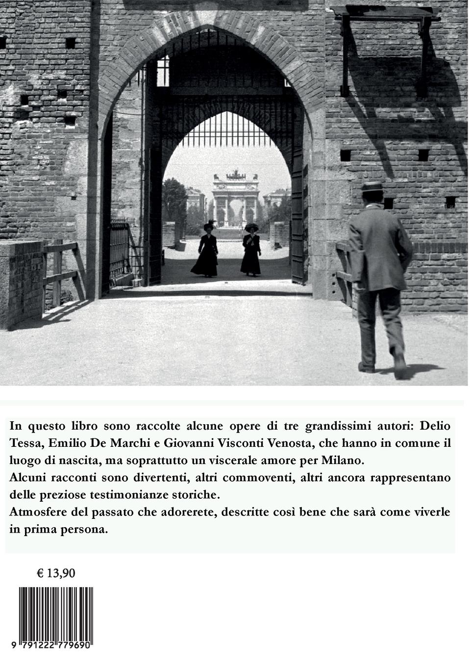 Rückseitencover Racconti milanesi da ricordare