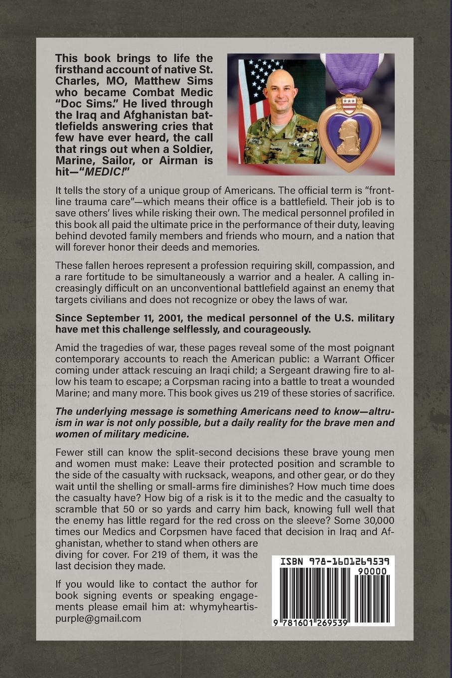 Rückseitencover Why My Heart is Purple