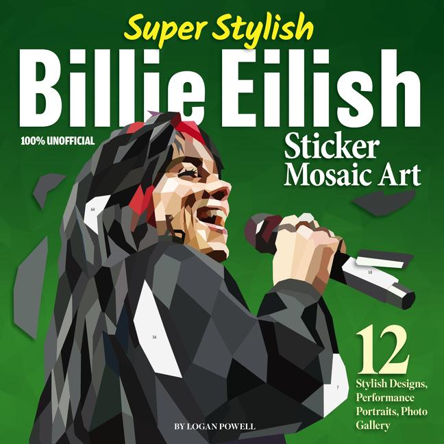 Vorderes Coverbild Super Stylish Billie Eilish Sticker Mosaic Art