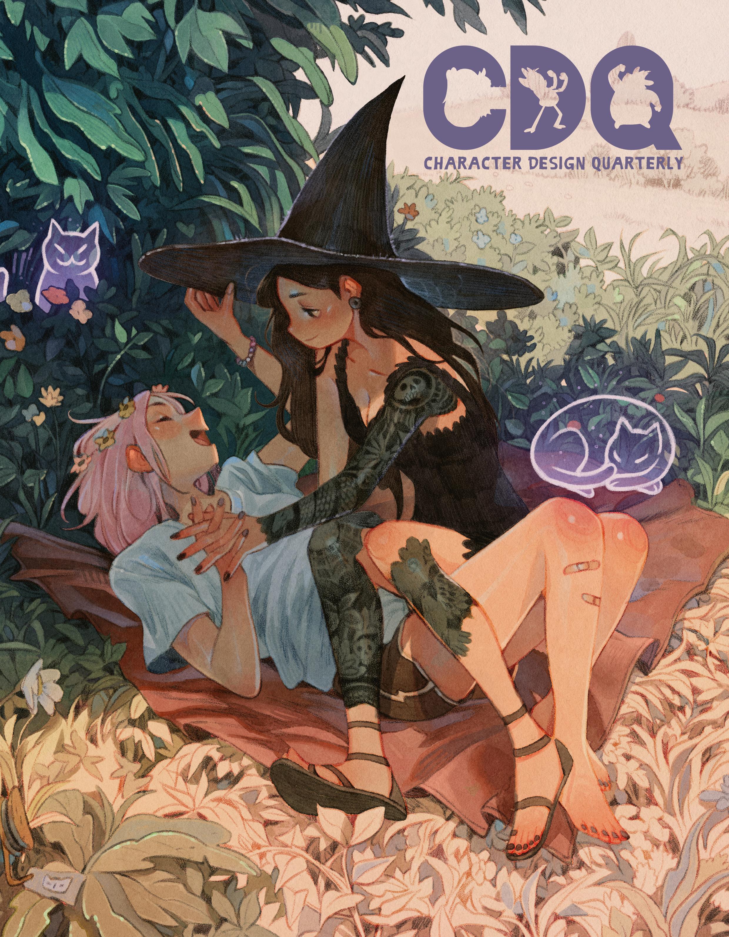 Vorderes Coverbild Character Design Quarterly 34