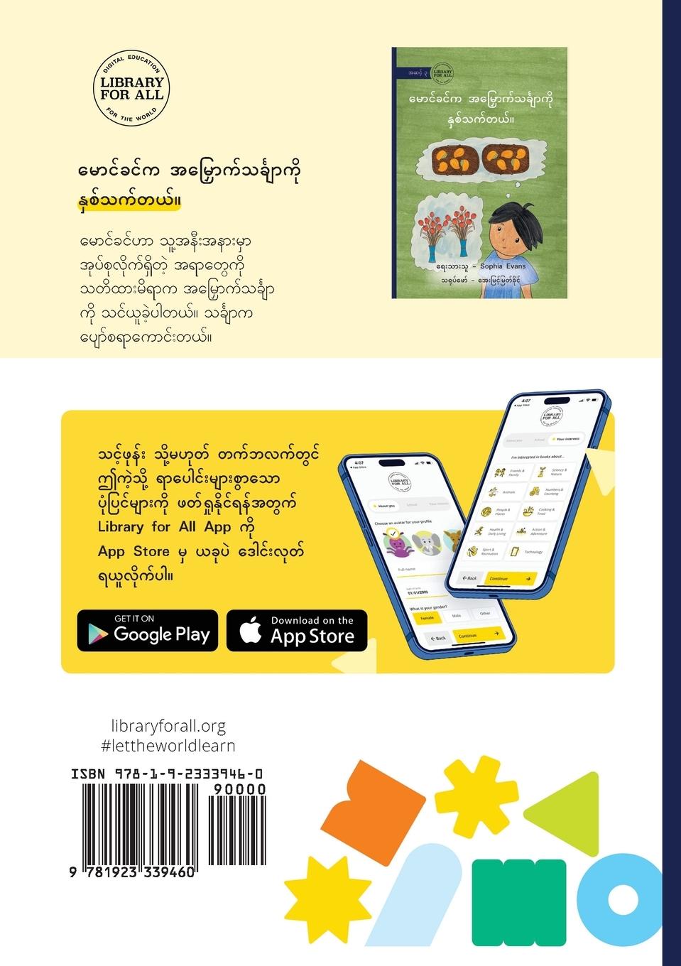 Rückseitencover Maung Khin Likes to Multiply - &#4121;&#4145;&#4140;&#4100;&#4154;&#4097;&#4100;&#4154;&#4096; &#4129;&#4121;&#4156;&#4158;&#4145;&#4140;&#4096;&#4126;&#4100;&#4154;&#4153;&#4097;&#4155;&#4140; &#4096;&#4141;&#4143; &#4116;&#4158;&#4101;&#4154;&#4126;&#409