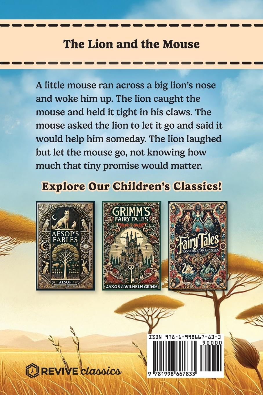 Rückseitencover The Lion and the Mouse (Revive Readers, Level 1)