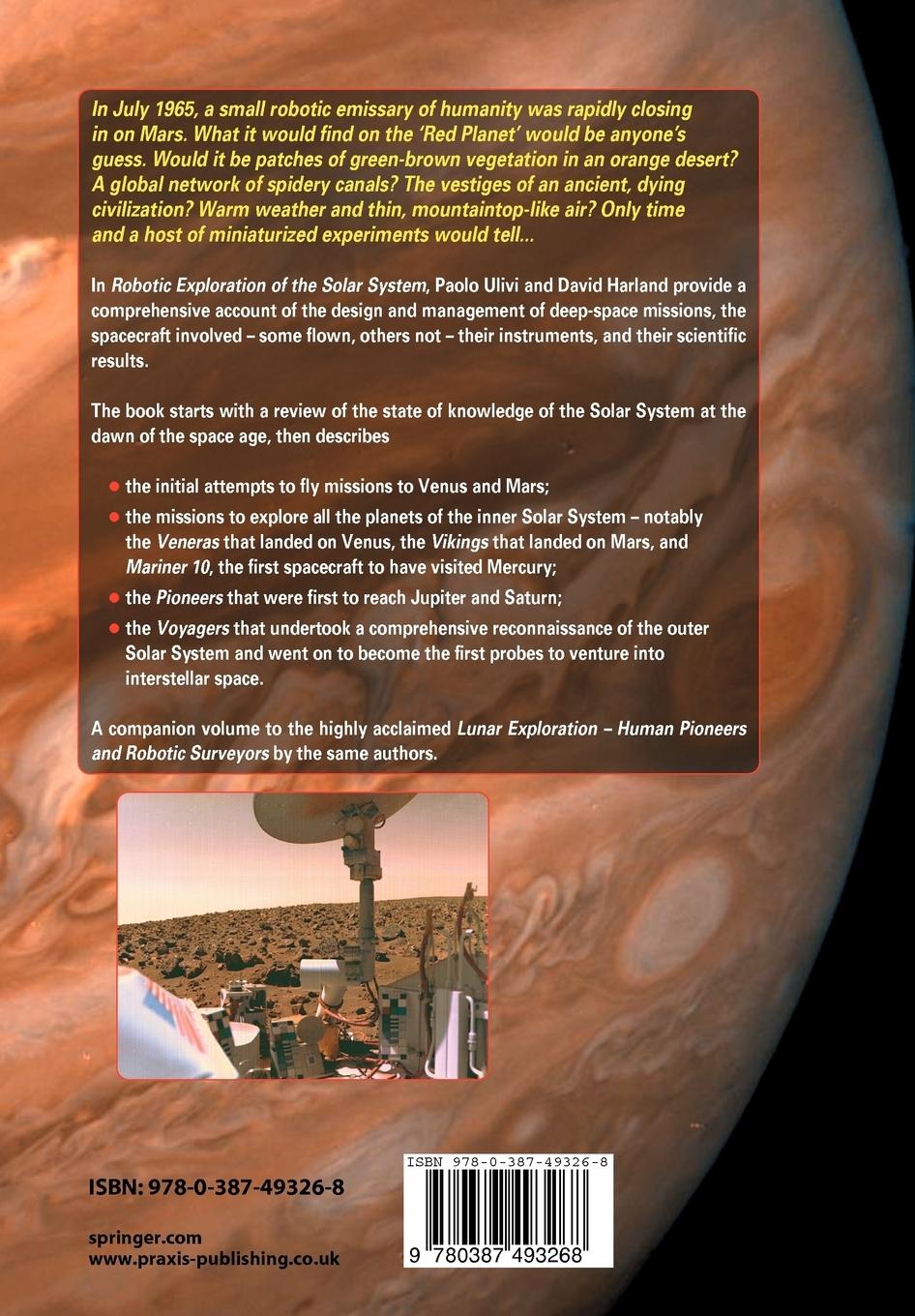 Rückseitencover Robotic Exploration of the Solar System