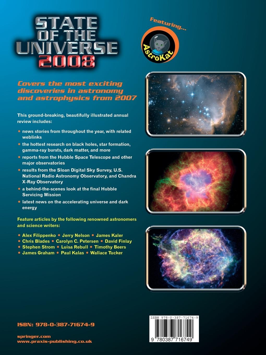 Rückseitencover State of the Universe 2008