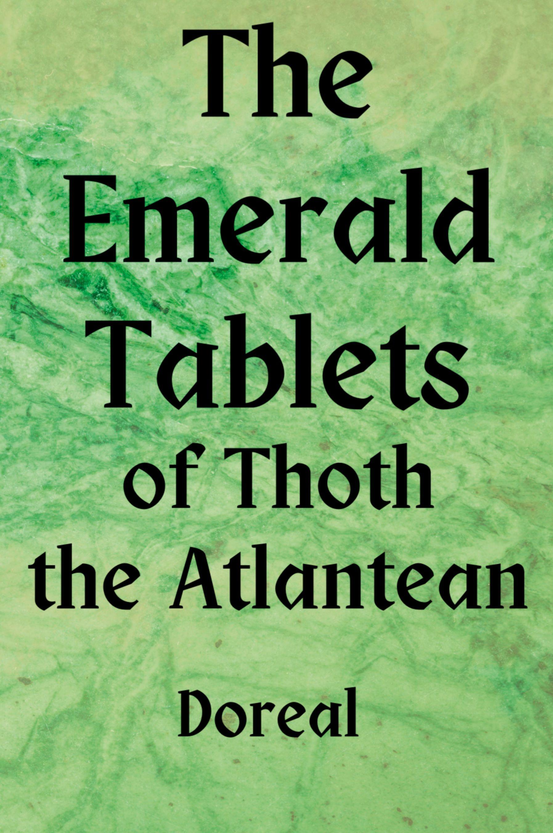 Vorderes Coverbild The Emerald Tablets of Thoth The Atlantean