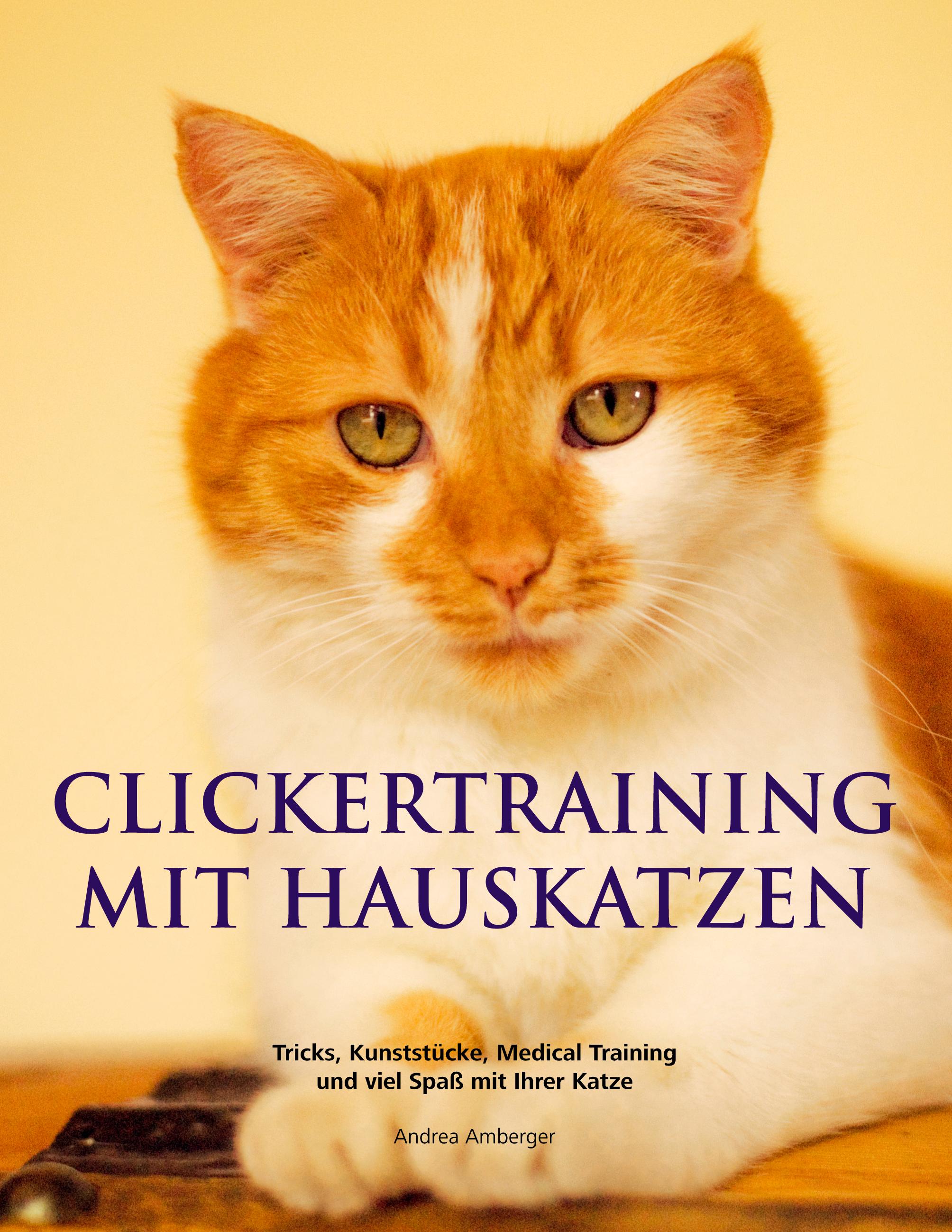 Vorderes Coverbild Clickertraining mit Hauskatzen