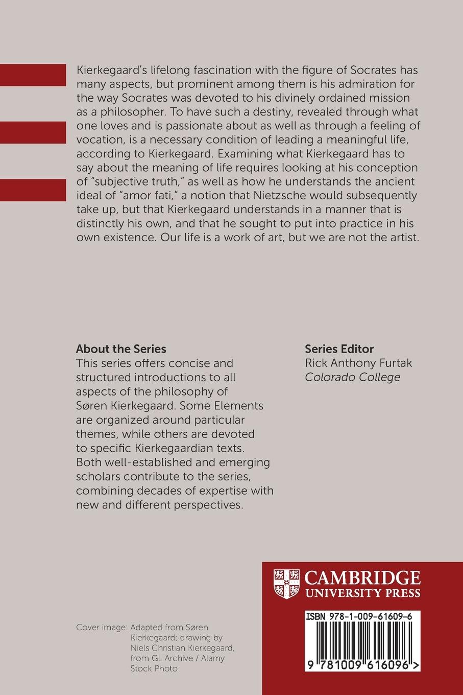 Rückseitencover Kierkegaard, Socrates, and the Meaning of Life