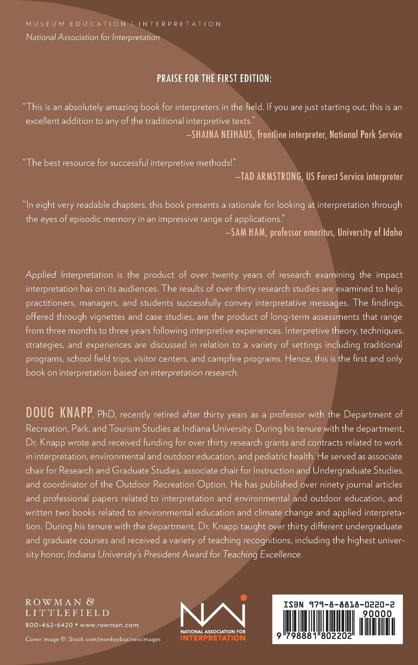 Rückseitencover Applied Interpretation