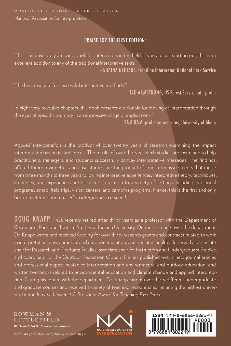 Rückseitencover Applied Interpretation