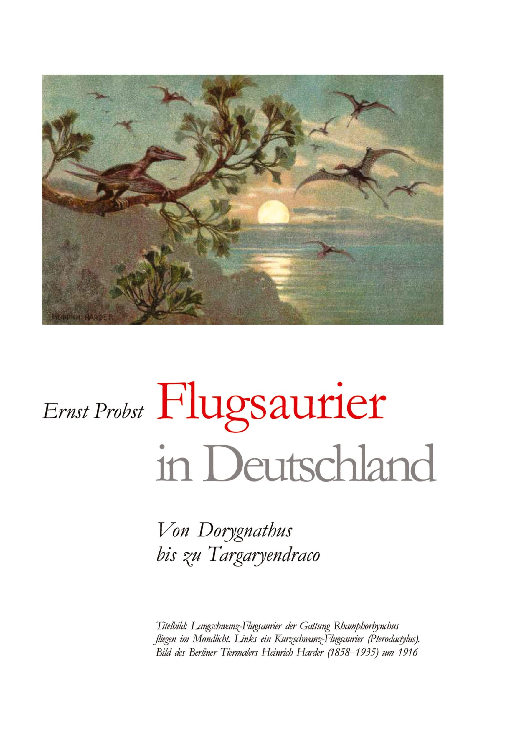 Vorderes Coverbild Flugsaurier in Deutschland