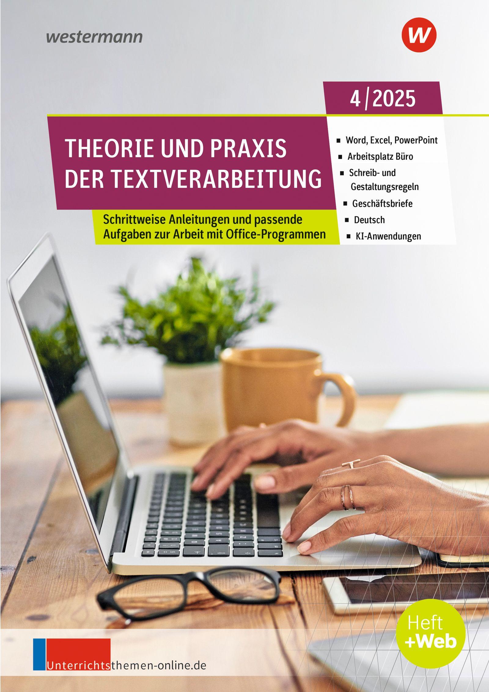 Vorderes Coverbild Theorie und Praxis der Textverarbeitung. Ausgabe November 4/2025