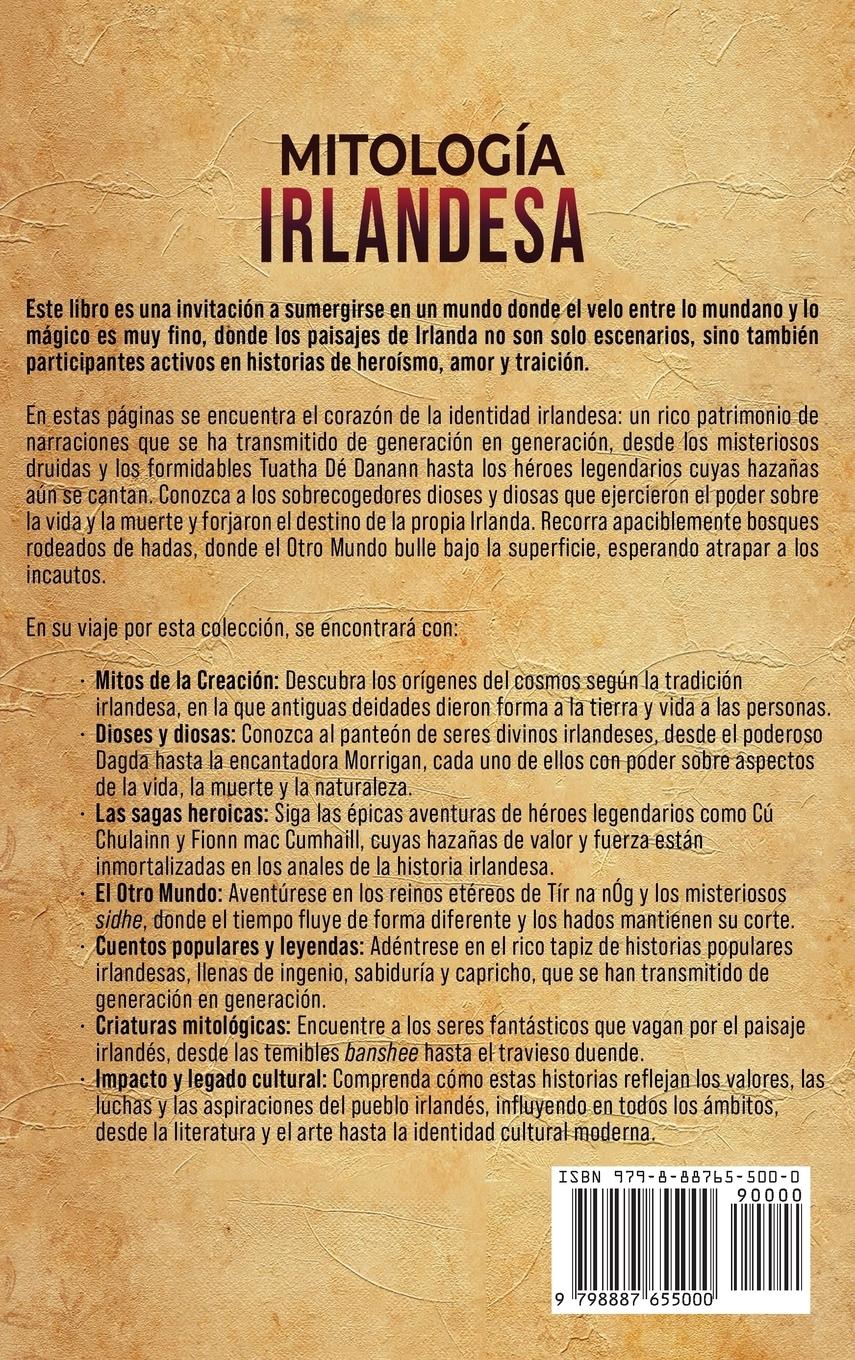 Rückseitencover Mitología irlandesa