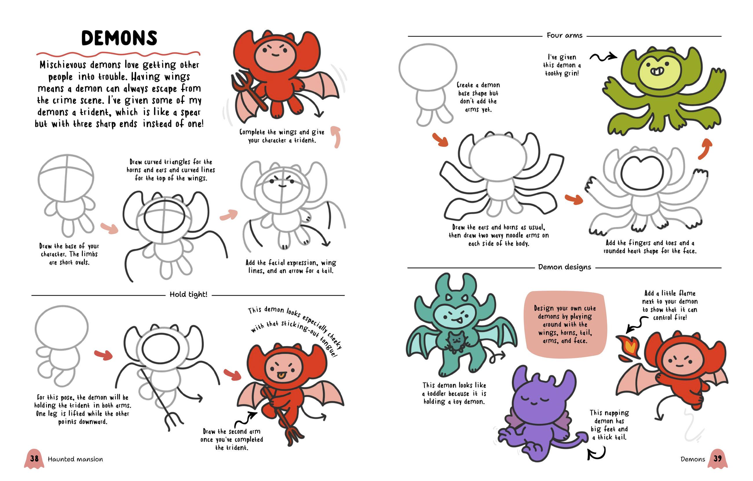 Beispielinhalt (Bild) How to Draw Cute Spooky Stuff