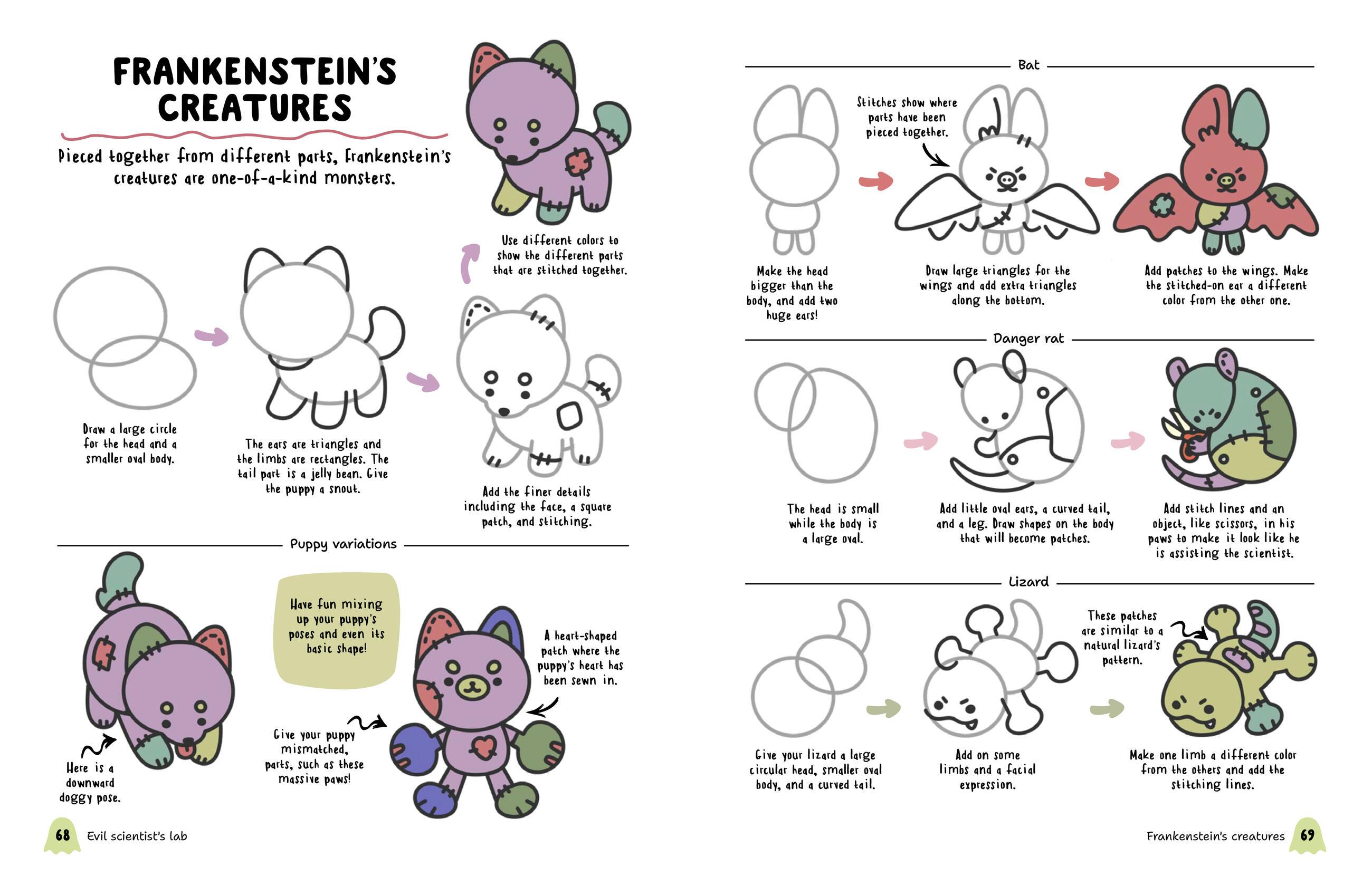 Beispielinhalt (Bild) How to Draw Cute Spooky Stuff