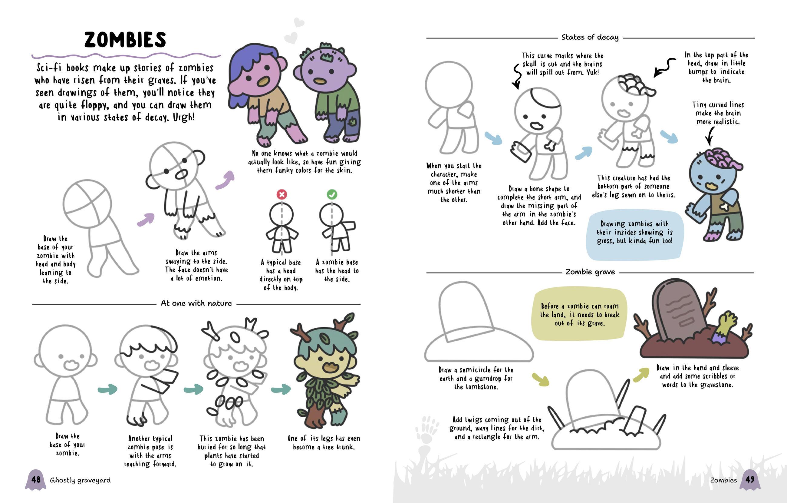 Beispielinhalt (Bild) How to Draw Cute Spooky Stuff