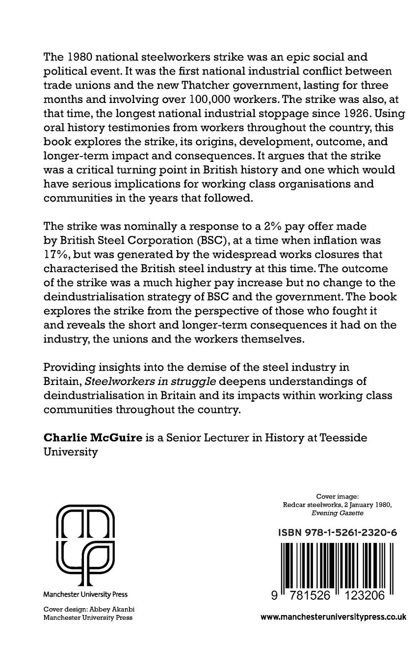 Rückseitencover Steelworkers in struggle