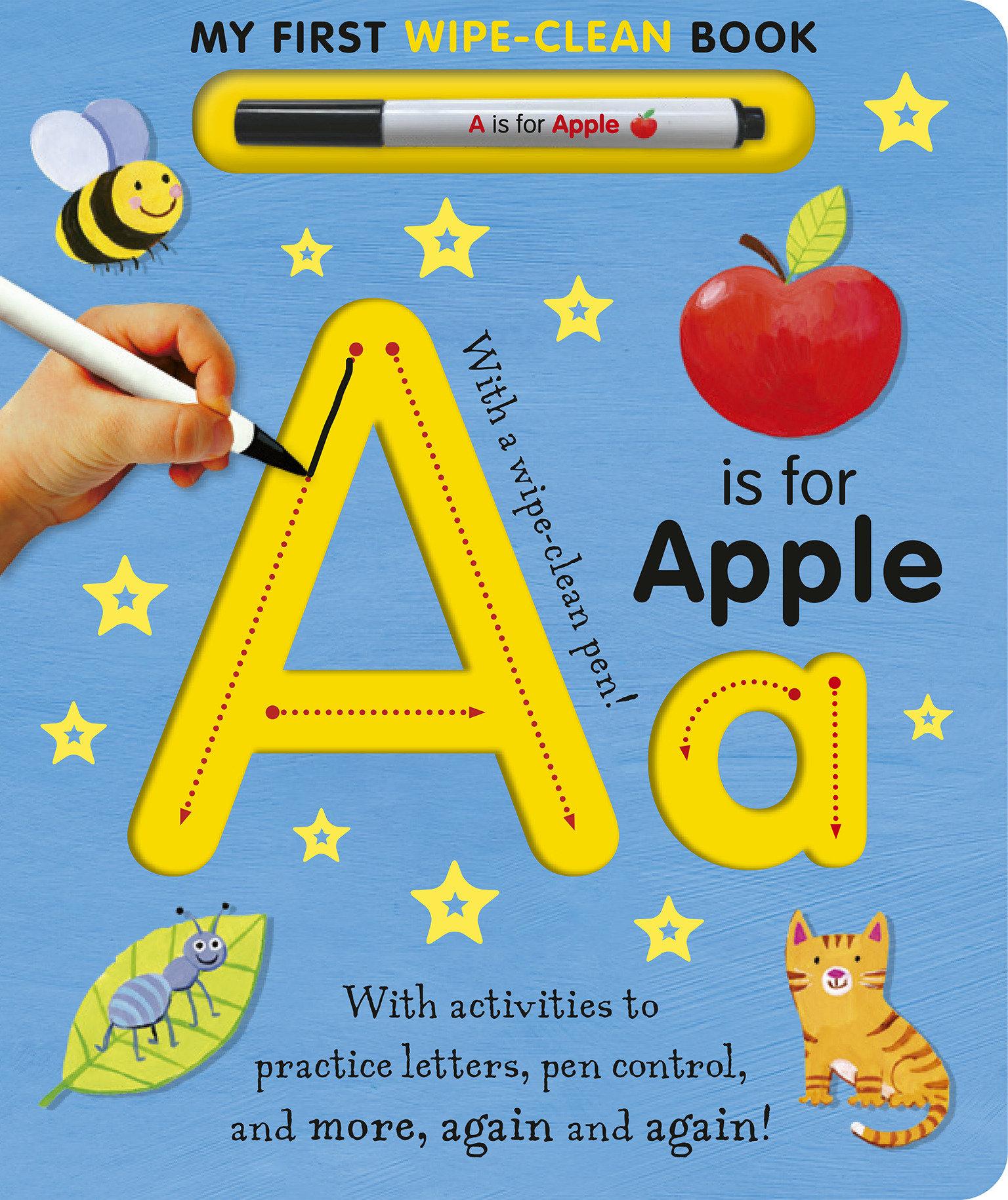 Vorderes Coverbild A is for Apple Wipe-Clean