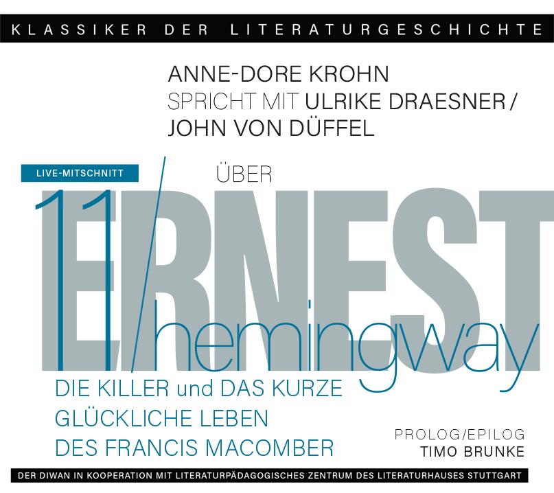 Vorderes Coverbild Ein Gespräch über Ernest Hemingway - Die Killer und Das kurze glückliche Leben des Francis Macomber