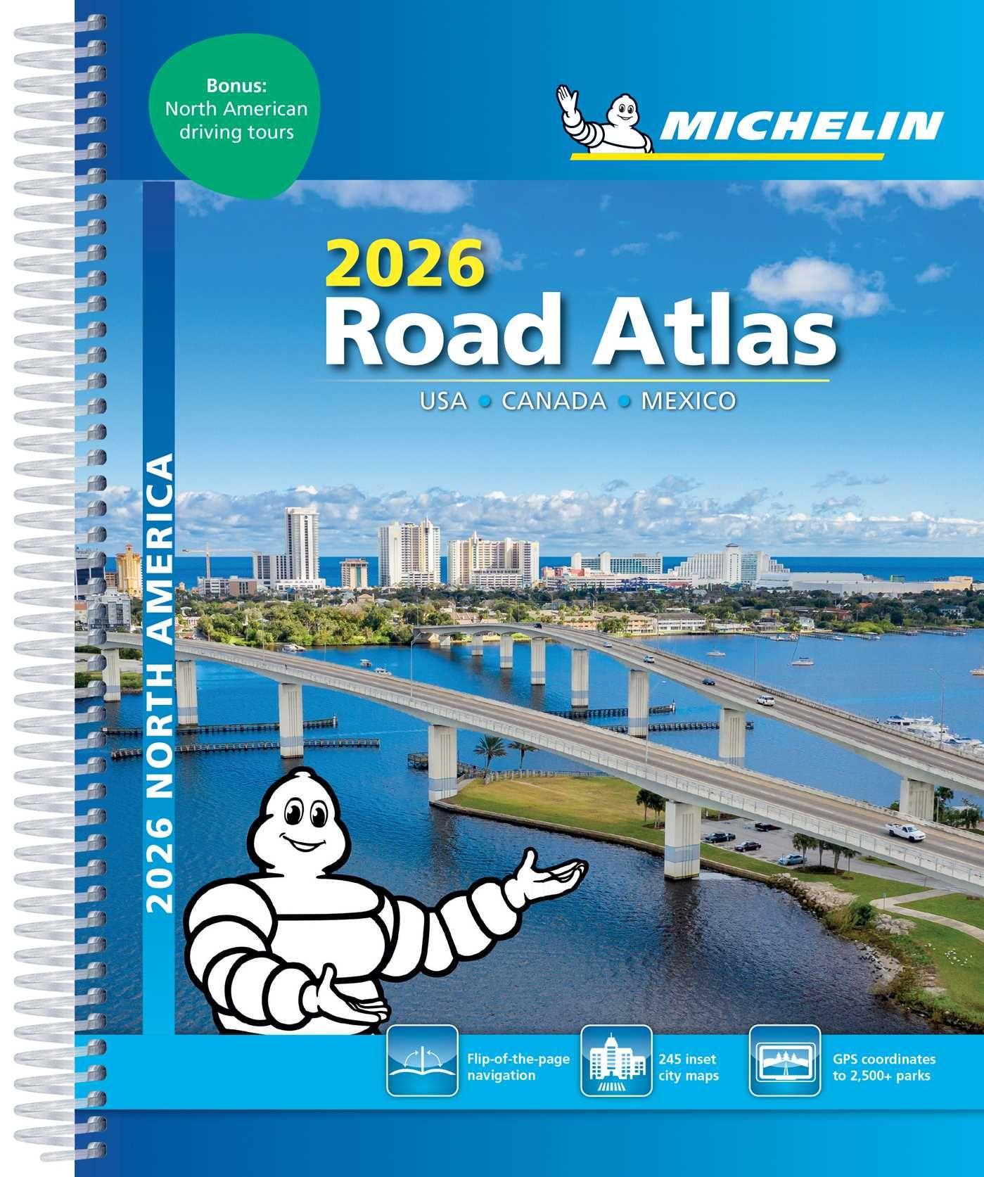 Vorderes Coverbild Michelin North America Road Atlas 2026