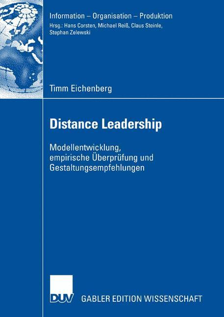 Vorderes Coverbild Distance Leadership