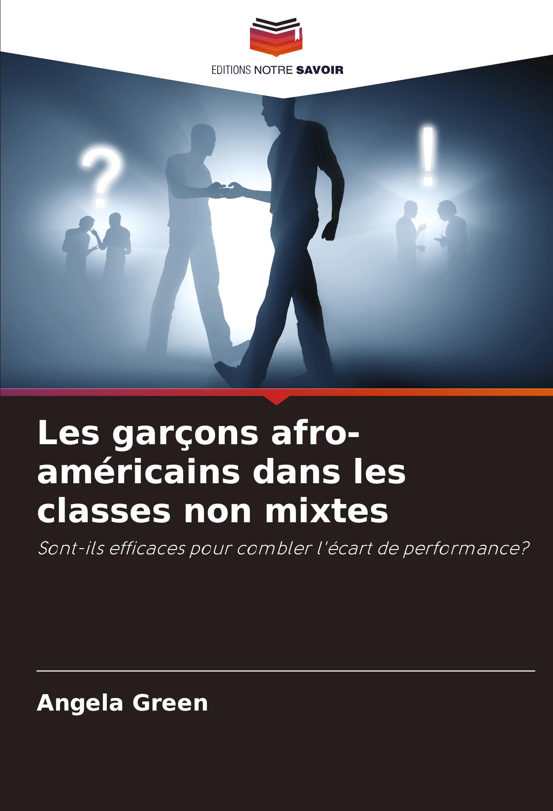 Vorderes Coverbild Les garçons afro-américains dans les classes non mixtes