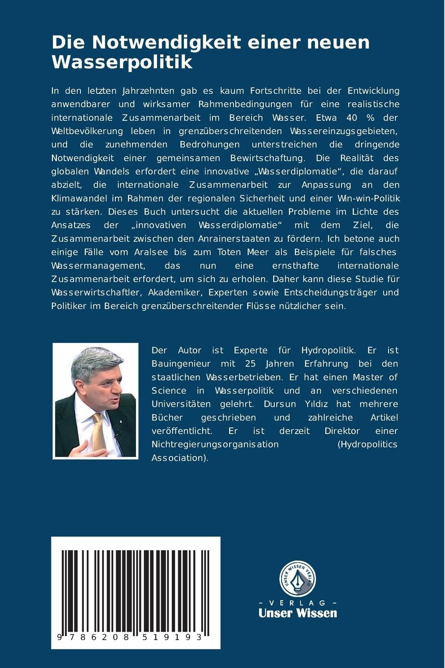 Rückseitencover Die Notwendigkeit einer neuen Wasserpolitik