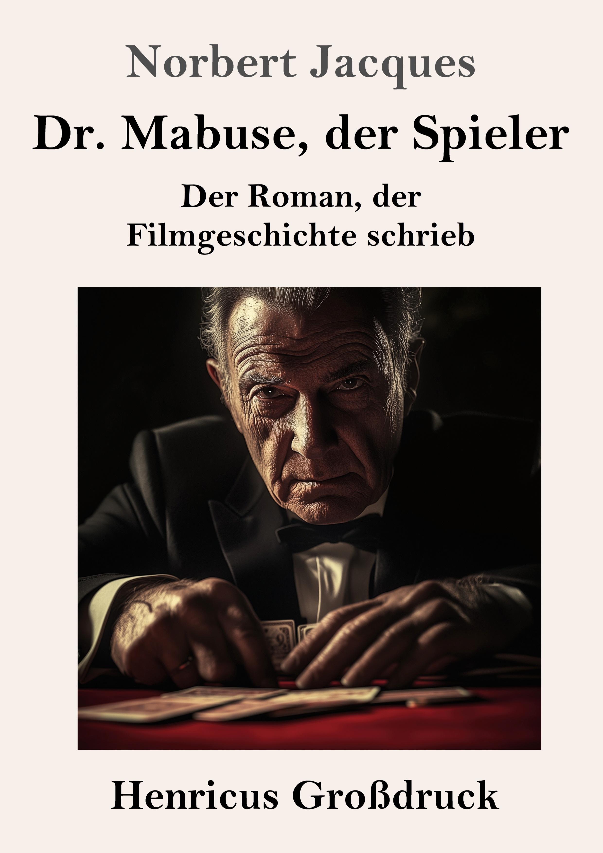 Vorderes Coverbild Dr. Mabuse, der Spieler (Großdruck)