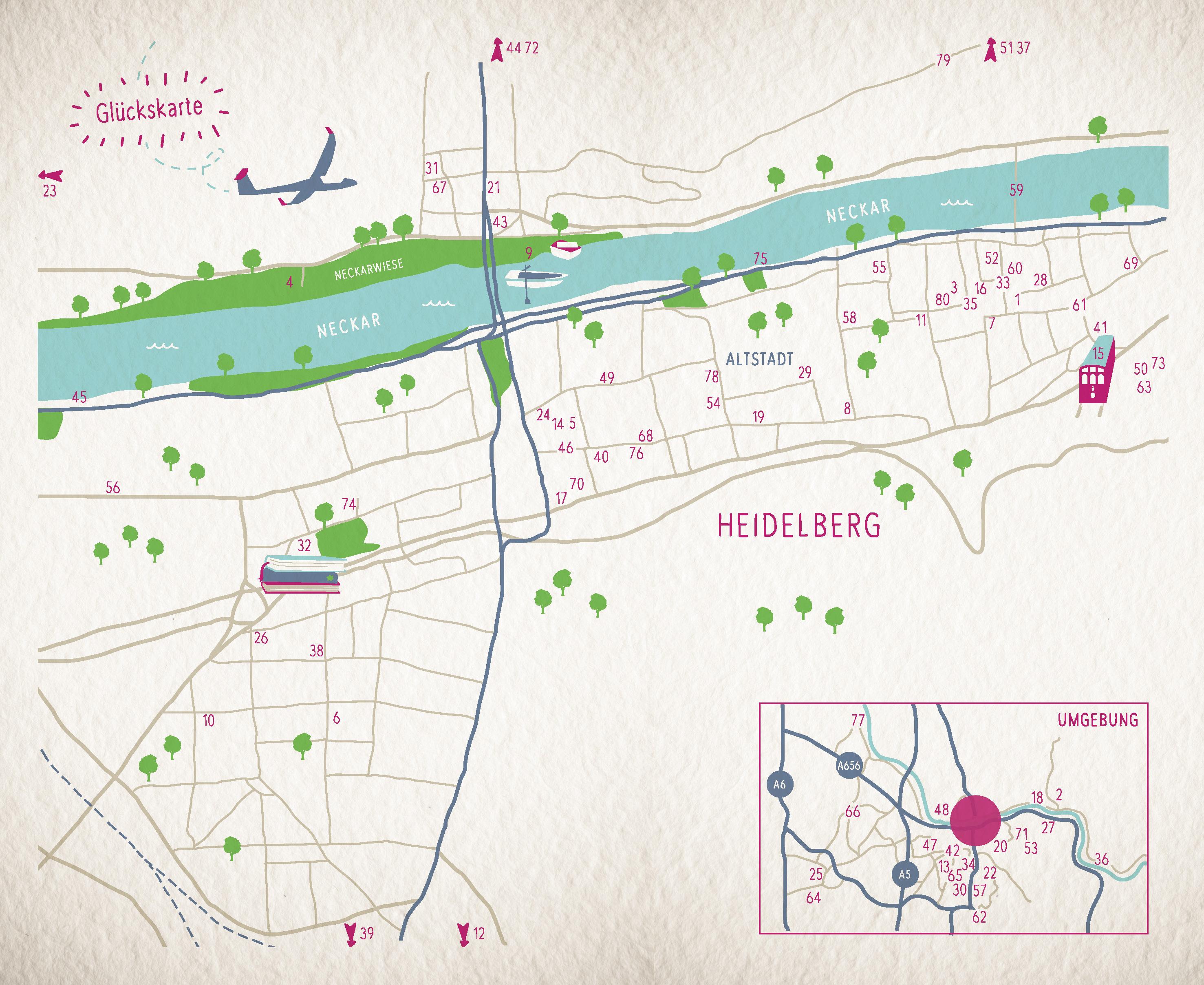 Beispielinhalt (Bild) Glücksorte in Heidelberg