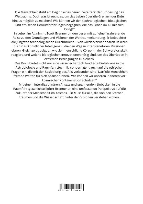Rückseitencover Leben im All